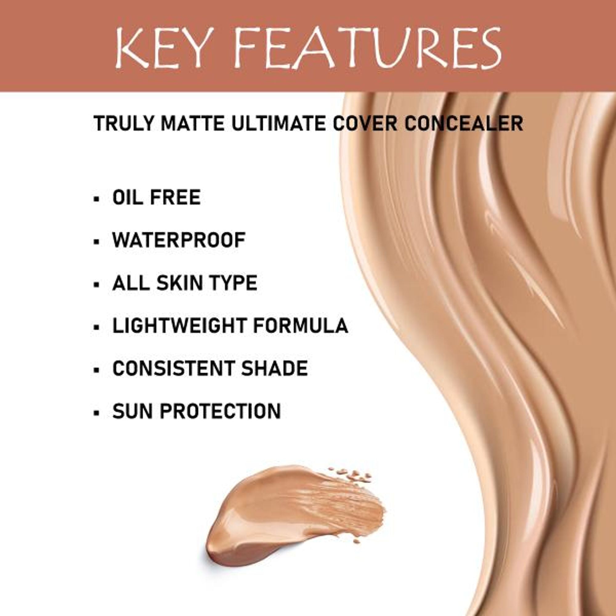 Matt Look Truly Matte Ultimate Cover Concealer - Warm-nude