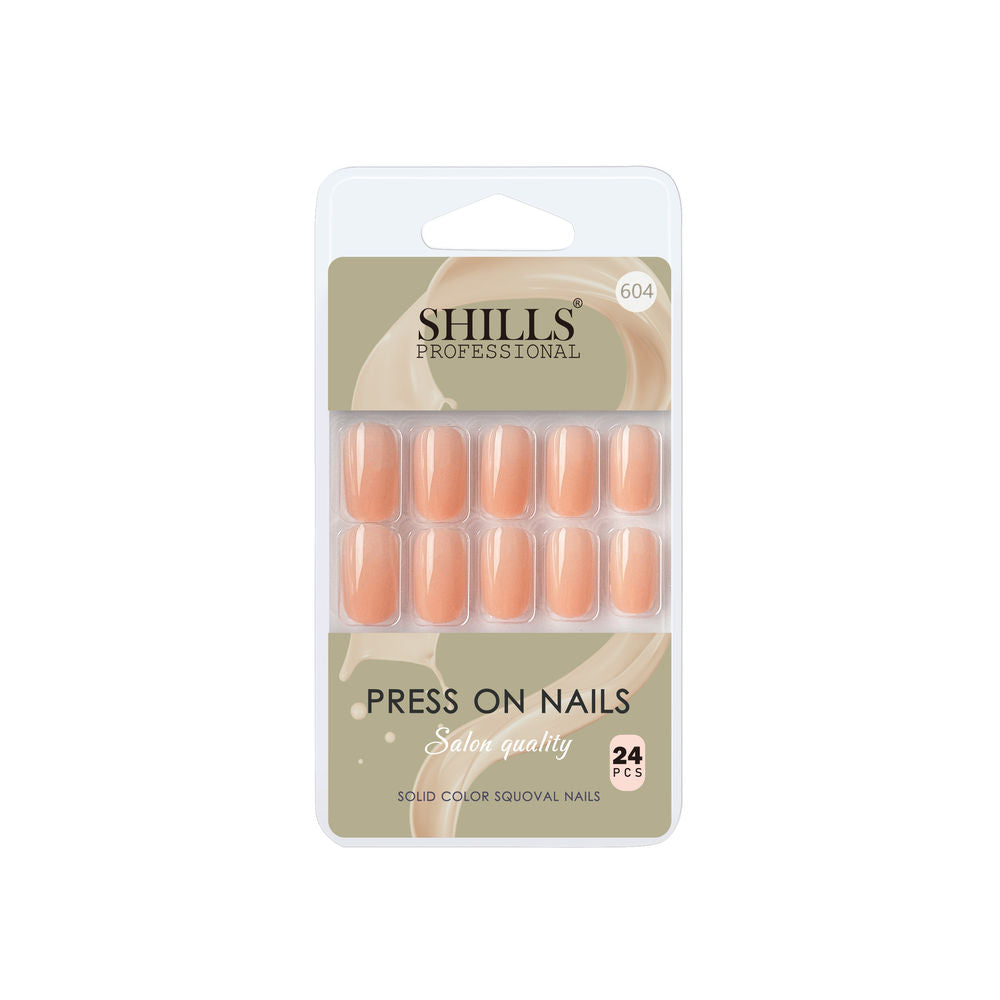 Shills Professional Reusable Press On Nails Square - SPN604