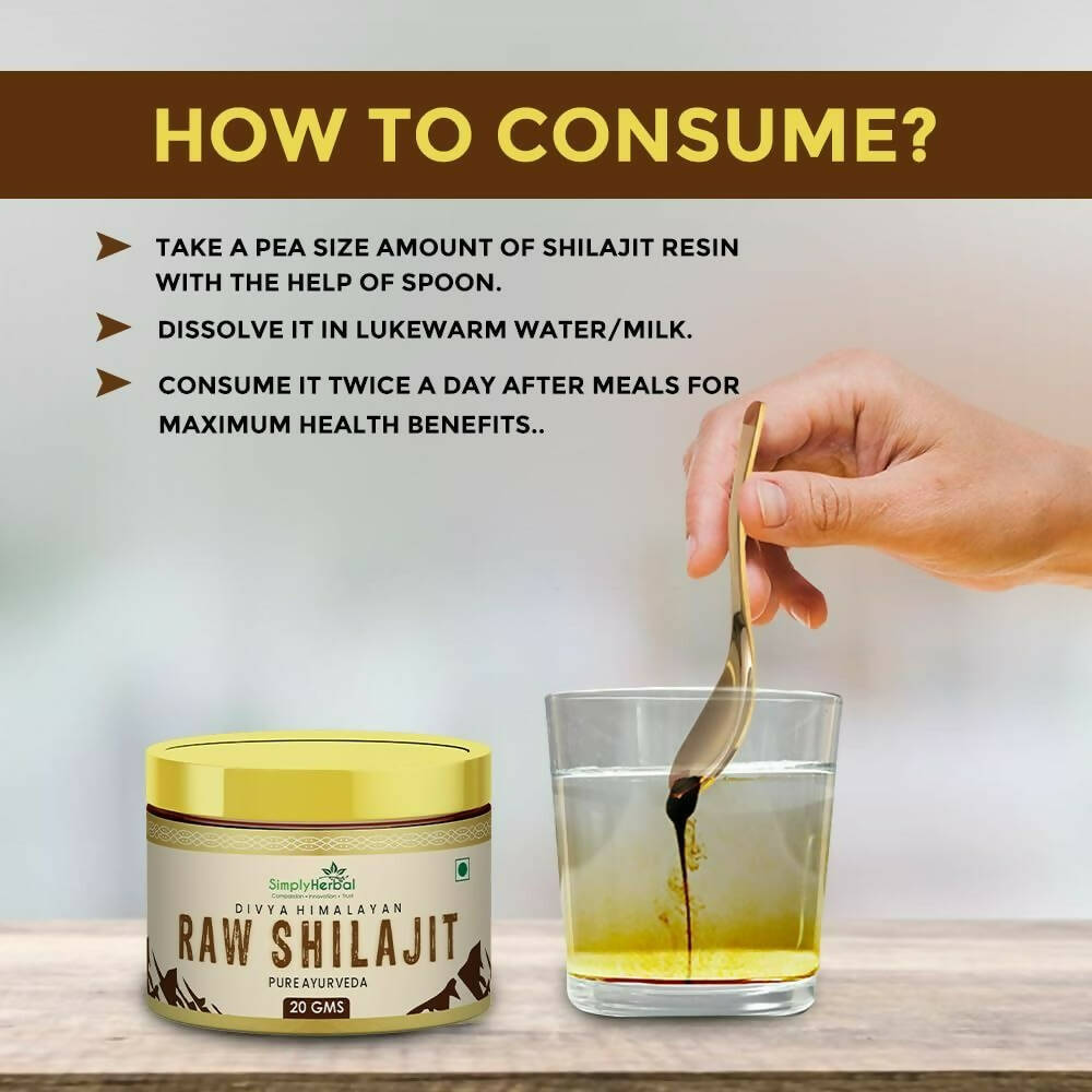 Simply Herbal Natural Divya Himalayan Raw Sj