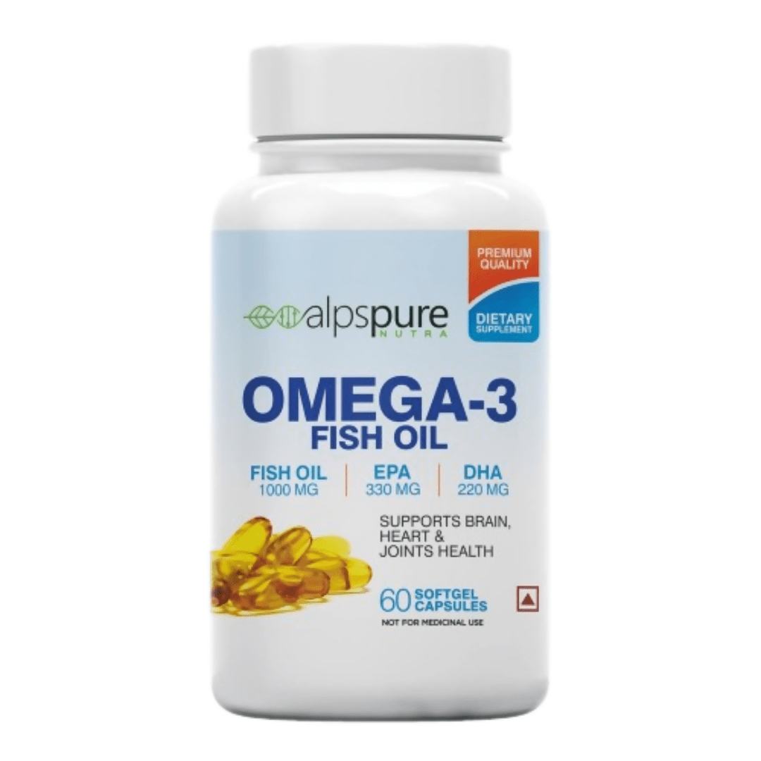 Alpspure Nutra Omega 3 Fish Oil Capsules