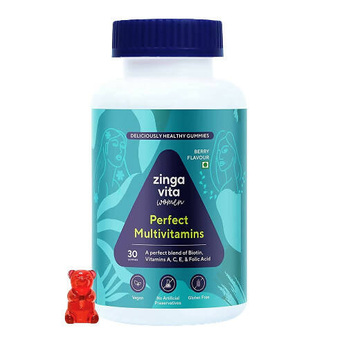 Zingavita Perfect Multi Vitamins Gummies for Women (Berry Flavor)