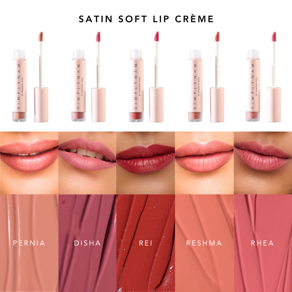 Simply Nam Satin Soft Lip Creme - Reshma Divine Rose
