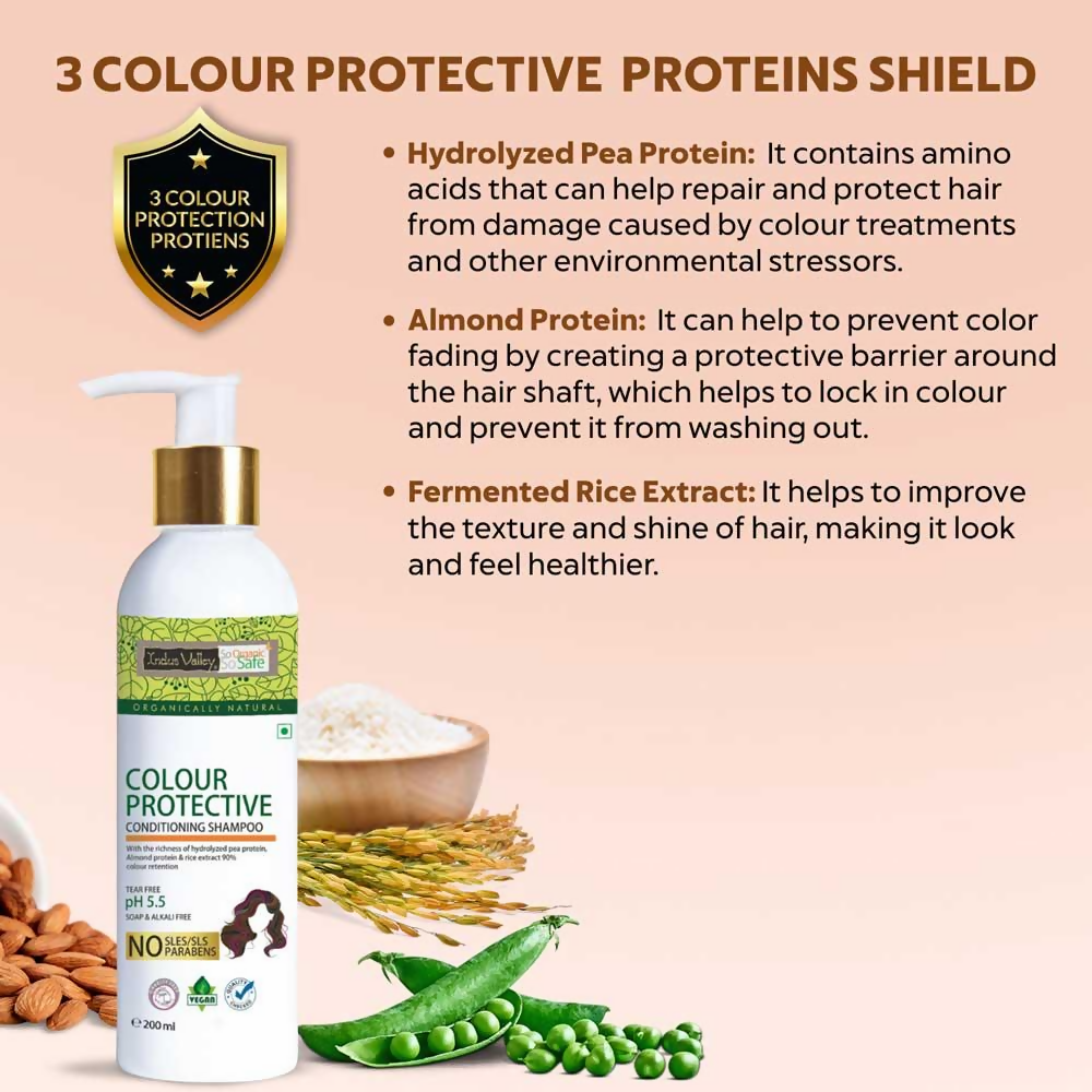 Indus Valley Organic Colour Protective Shampoo with Conditioner