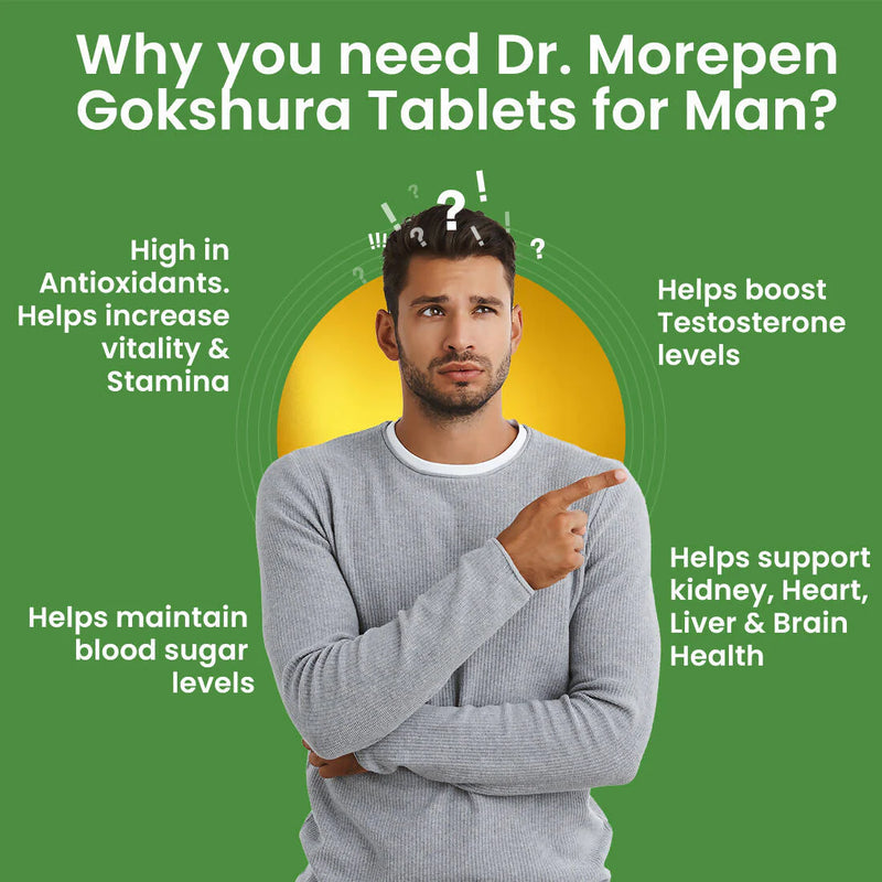 Dr. Morepen Gokshura & Multivitamin Men Tablets Combo -combo