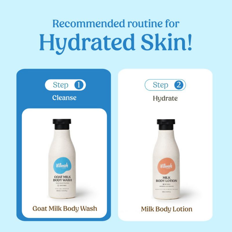 Vilvah Store Goat Milk Body Wash For Deep Cleansing