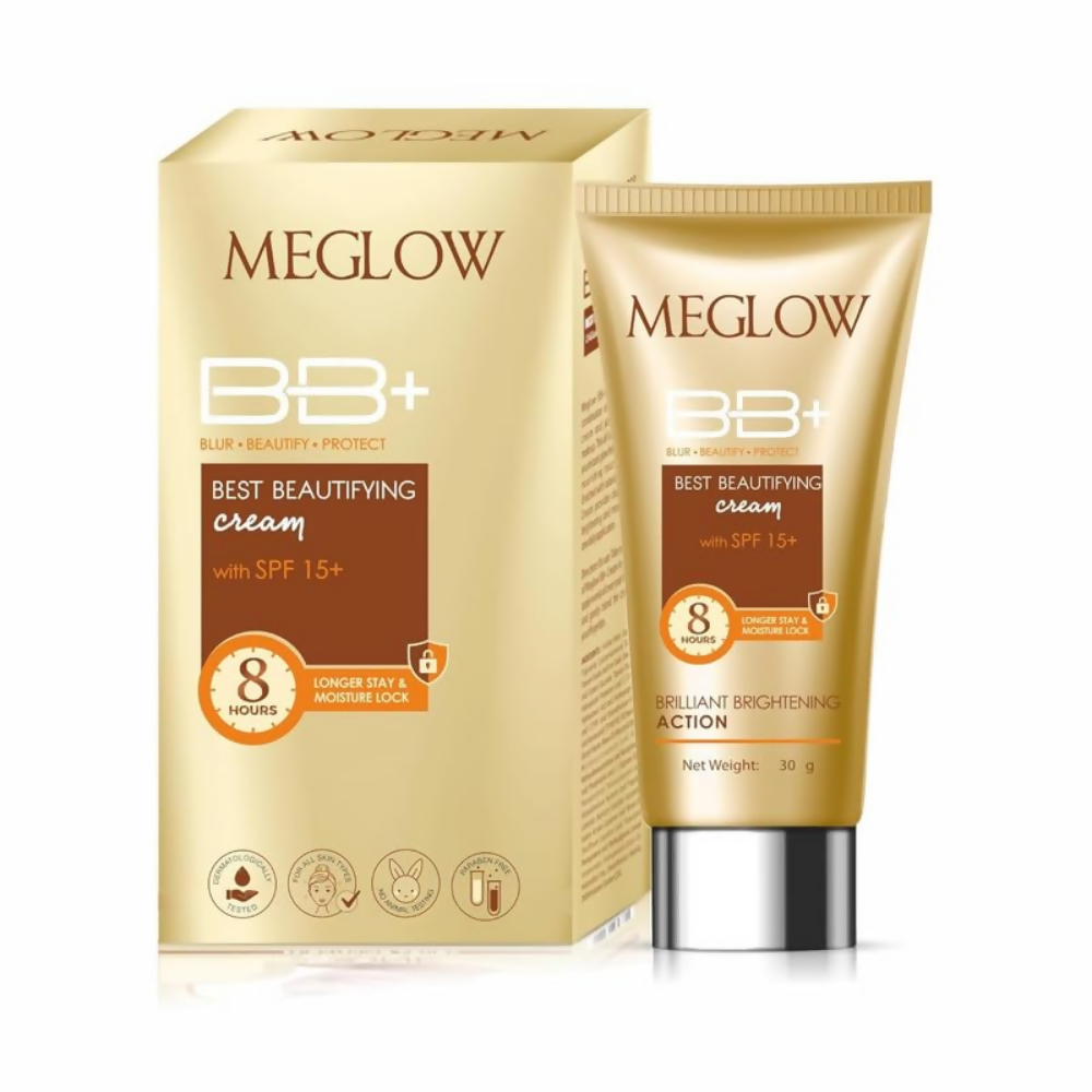 Meglow Best Beautifying BB+ Cream with SPF 15+