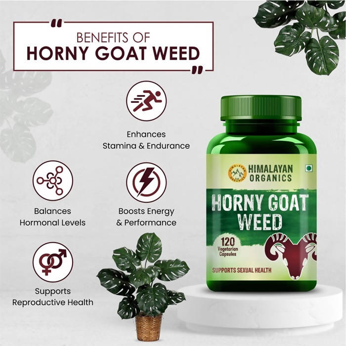 Himalayan Organics Horny Goat Weed Vegetarian Capsules