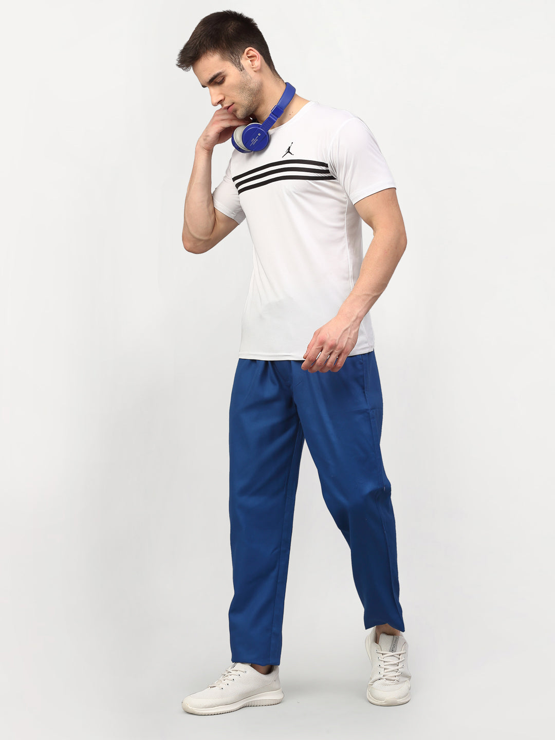Men's Cotton Solid Track Pants