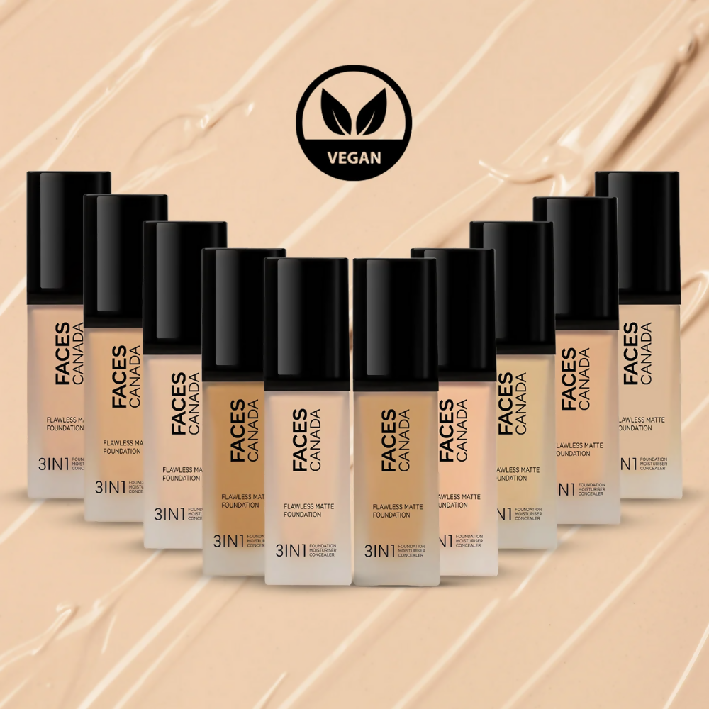 Faces Canada Flawless Matte Foundation - Warm Sand 042