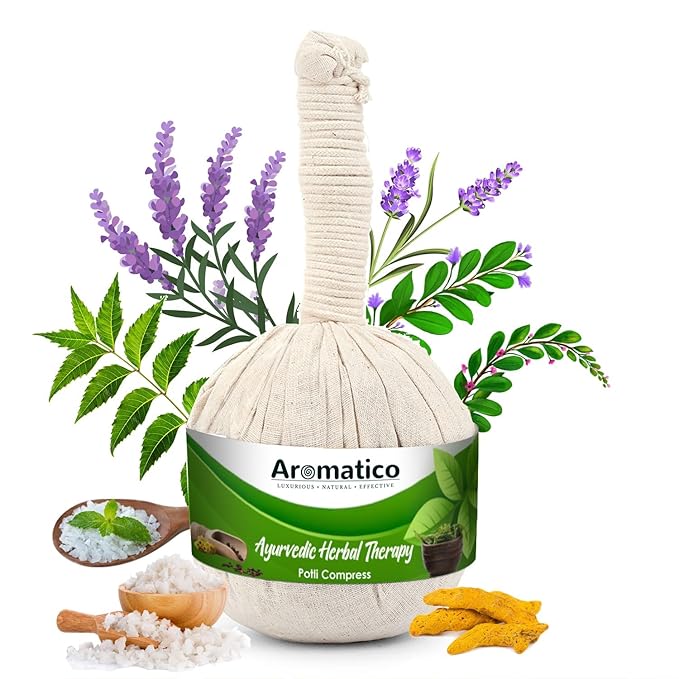 AROMATICO 100% Ayurvedic Herbal Massage Potli (200gm)