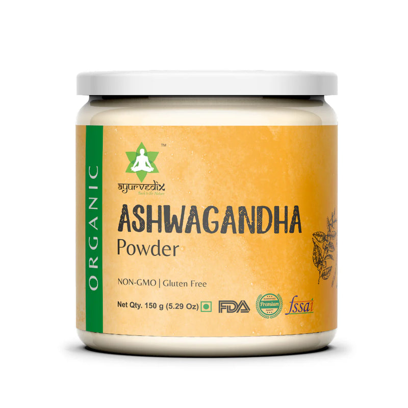 Ayurvedix Organic Ashwagandha Powder -150 gm