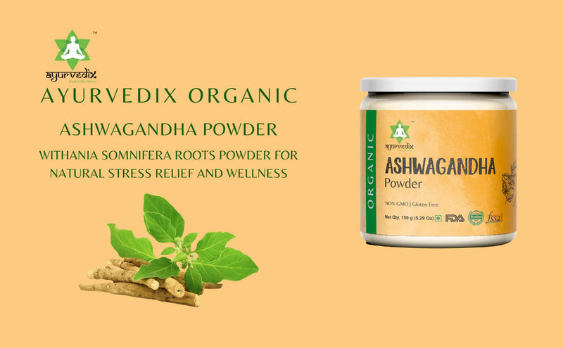 Ayurvedix Organic Ashwagandha Powder -150 gm