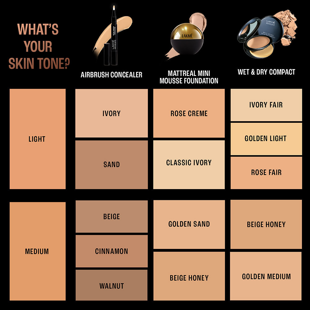 Lakme Xtraordin Airy Mattreal Mousse - Gold Med