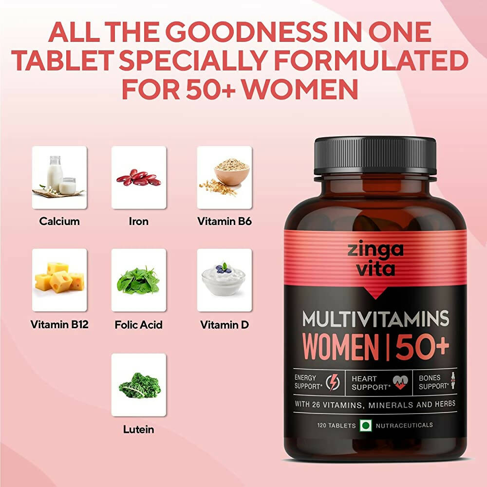 Zingavita Multivitamin Tablets for Women 50+ Age
