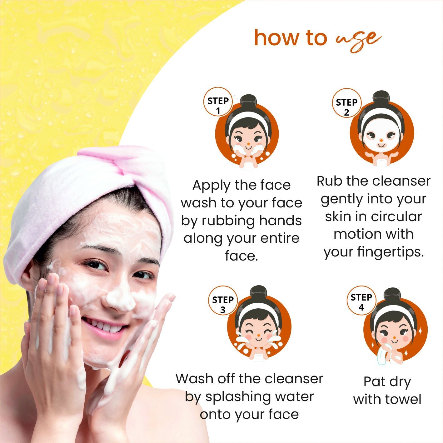 Globus Naturals Hyaluronic Acid & Vitamin C Face Wash