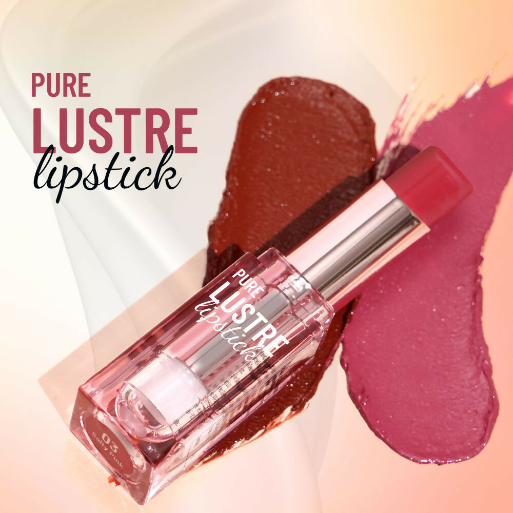 Swiss Beauty High Shine Finish Smooth Glide Pure Lustre Lipstick - 7 Twisted Caramel