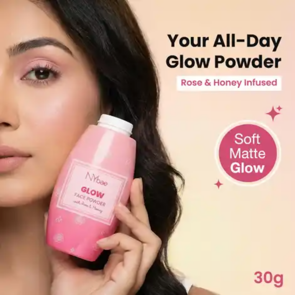 NY Bae Glow Face Powder with Rose & Honey