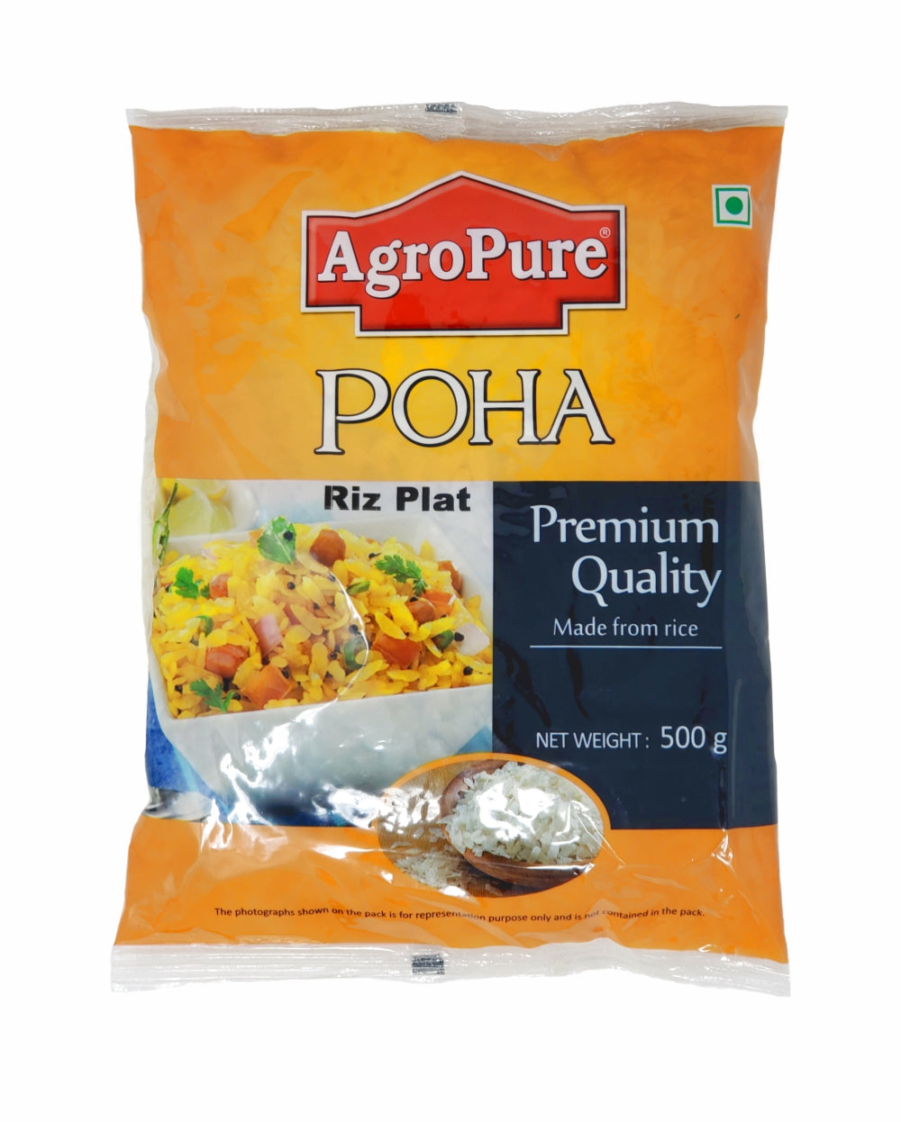 AgroPure Thick Poha 500gm
