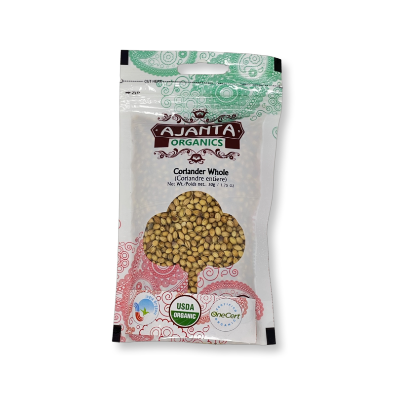 Ajanta Organic Corriander Whole (Corriander Seeds) 50g