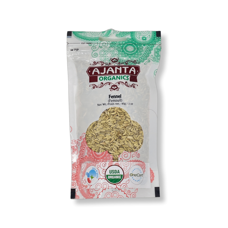 Ajanta Organic Fennel Whole 85g