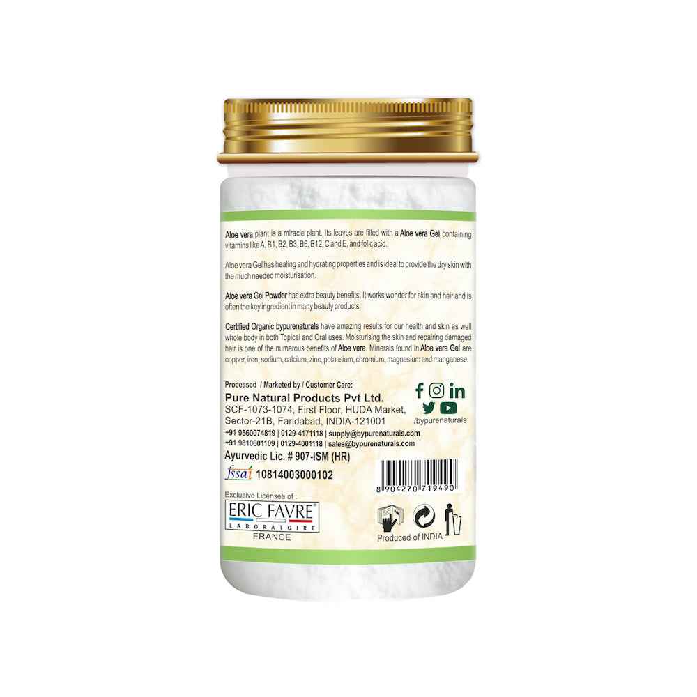 byPureNaturals Organic Aloevera Gel Powder
