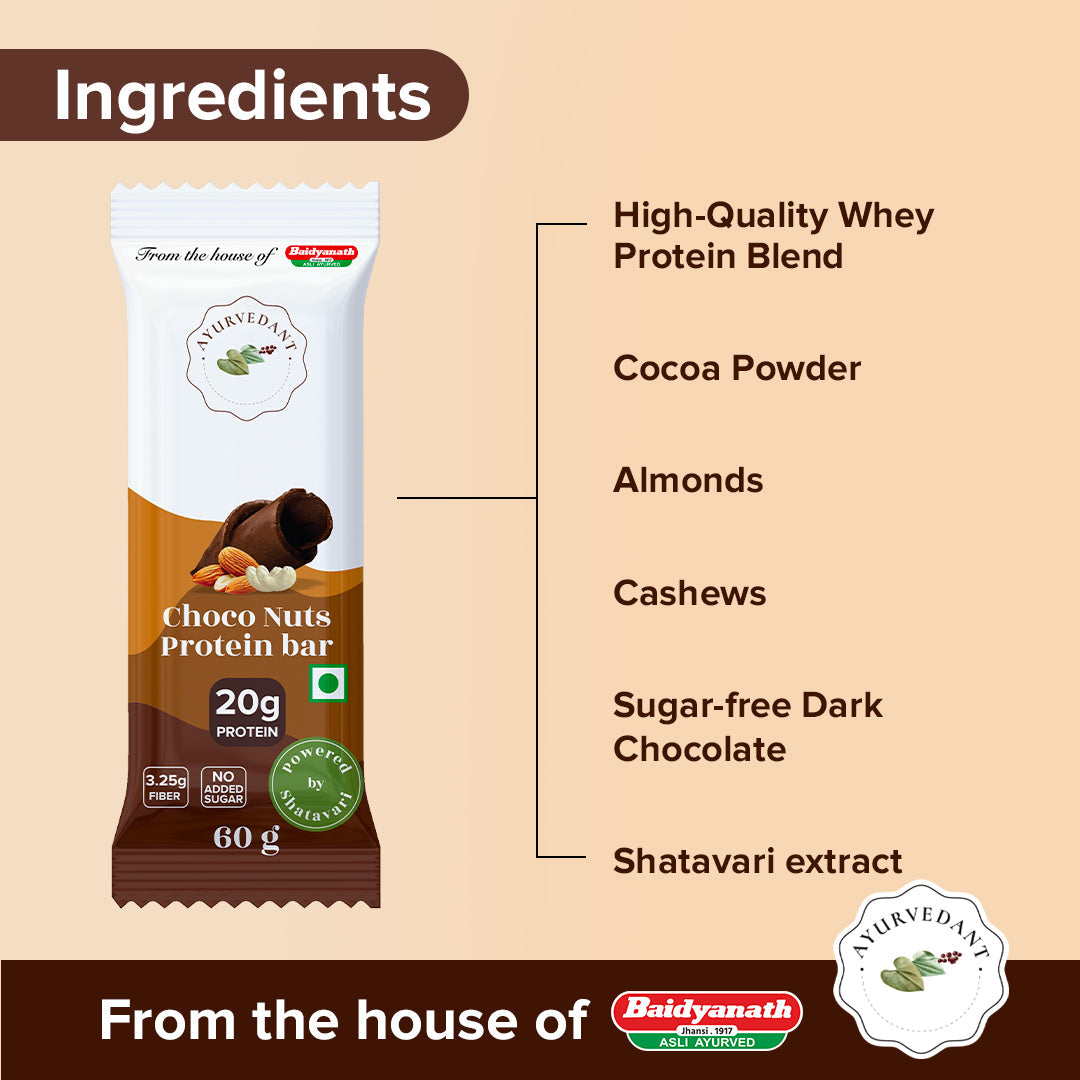 Ayurvedant Choco Nuts Protein Bar - Image 2