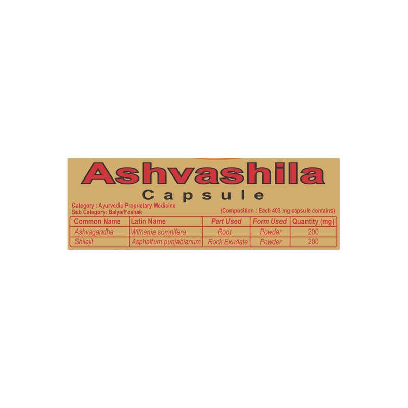 Patanjali Ashvashila (20 capsules)
