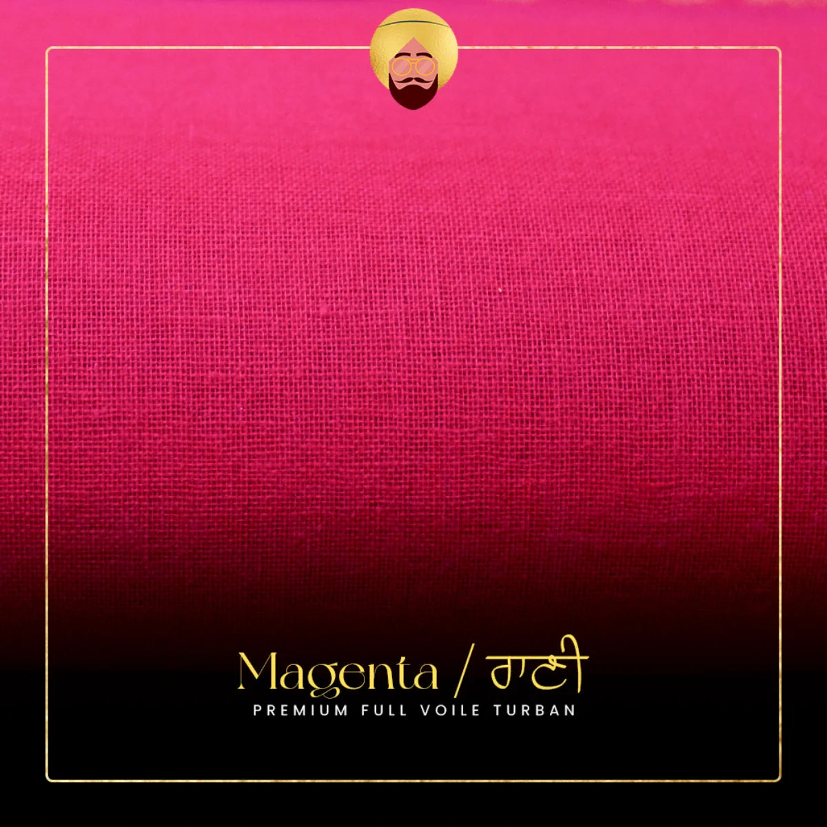 Magenta / Raani | Premium Full Voile Turban