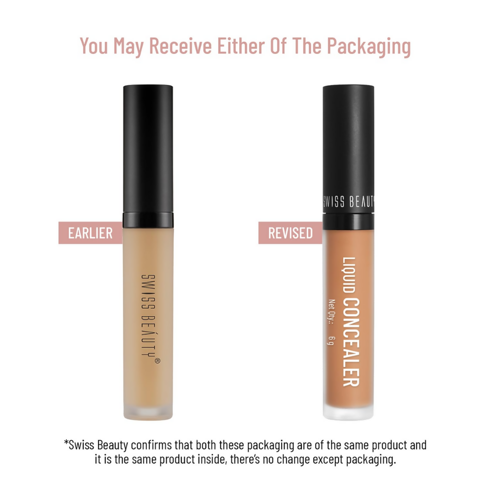 Swiss Beauty Liquid Light Weight Concealer With Full Coverage