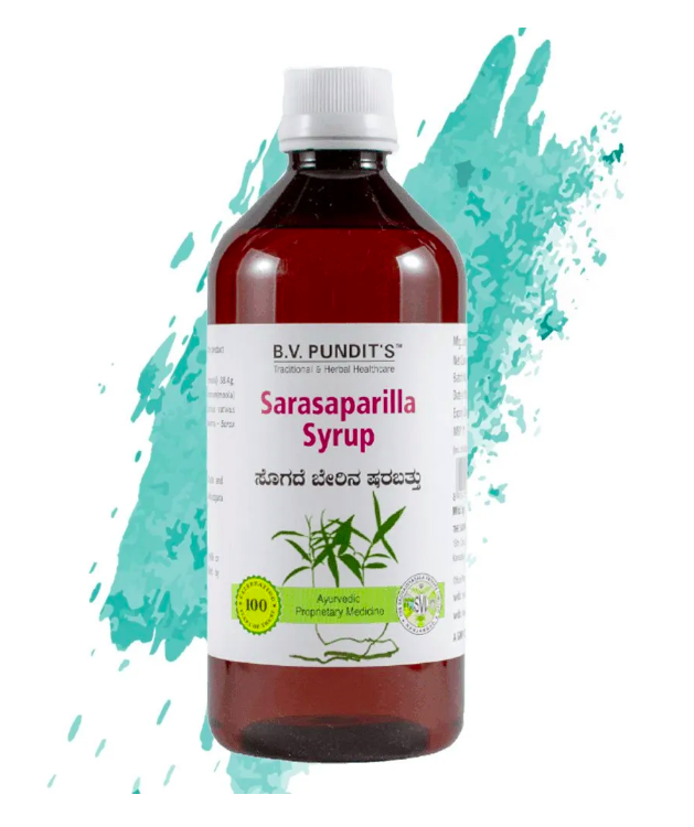 B.V. Pundit's Sarasaparilla Syrup 200 ml