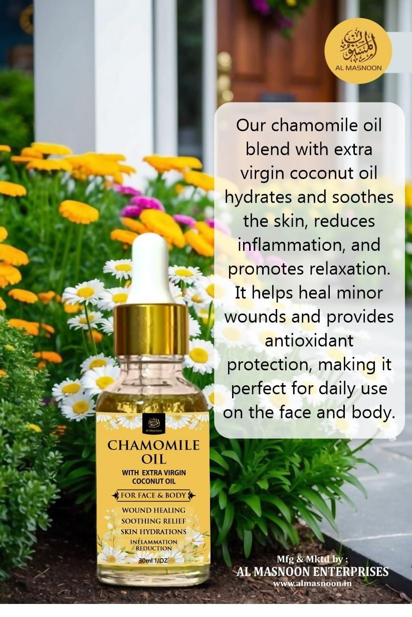 Al Masnoon Chamomile Oil (Babuna Oil / Roghan Babuna)