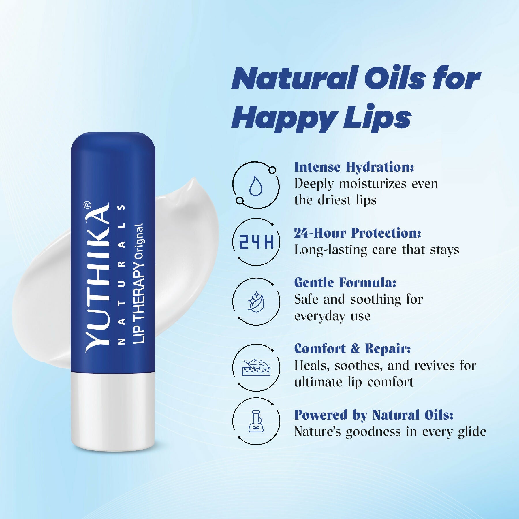 Yuthika Moisturizing Lip Balm – Original