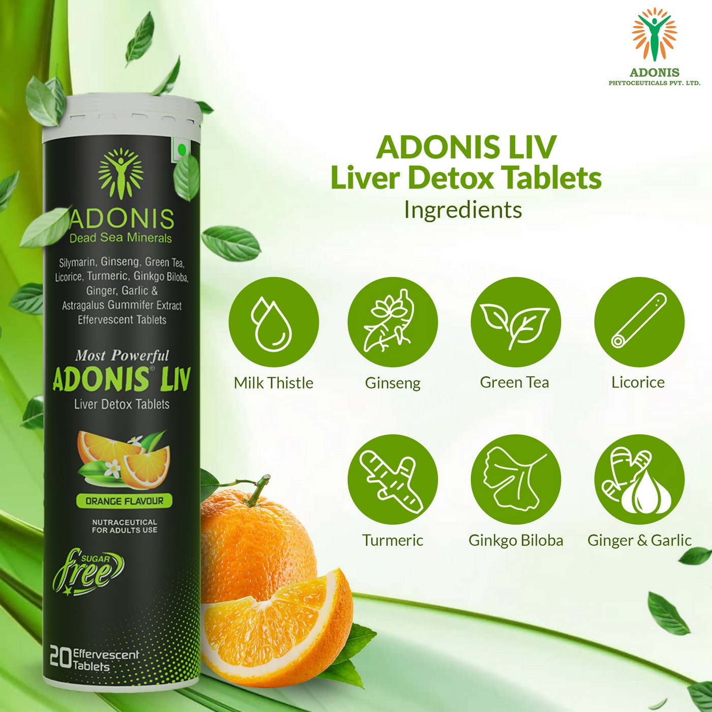 Adonis Liv Liver Detox Tablets