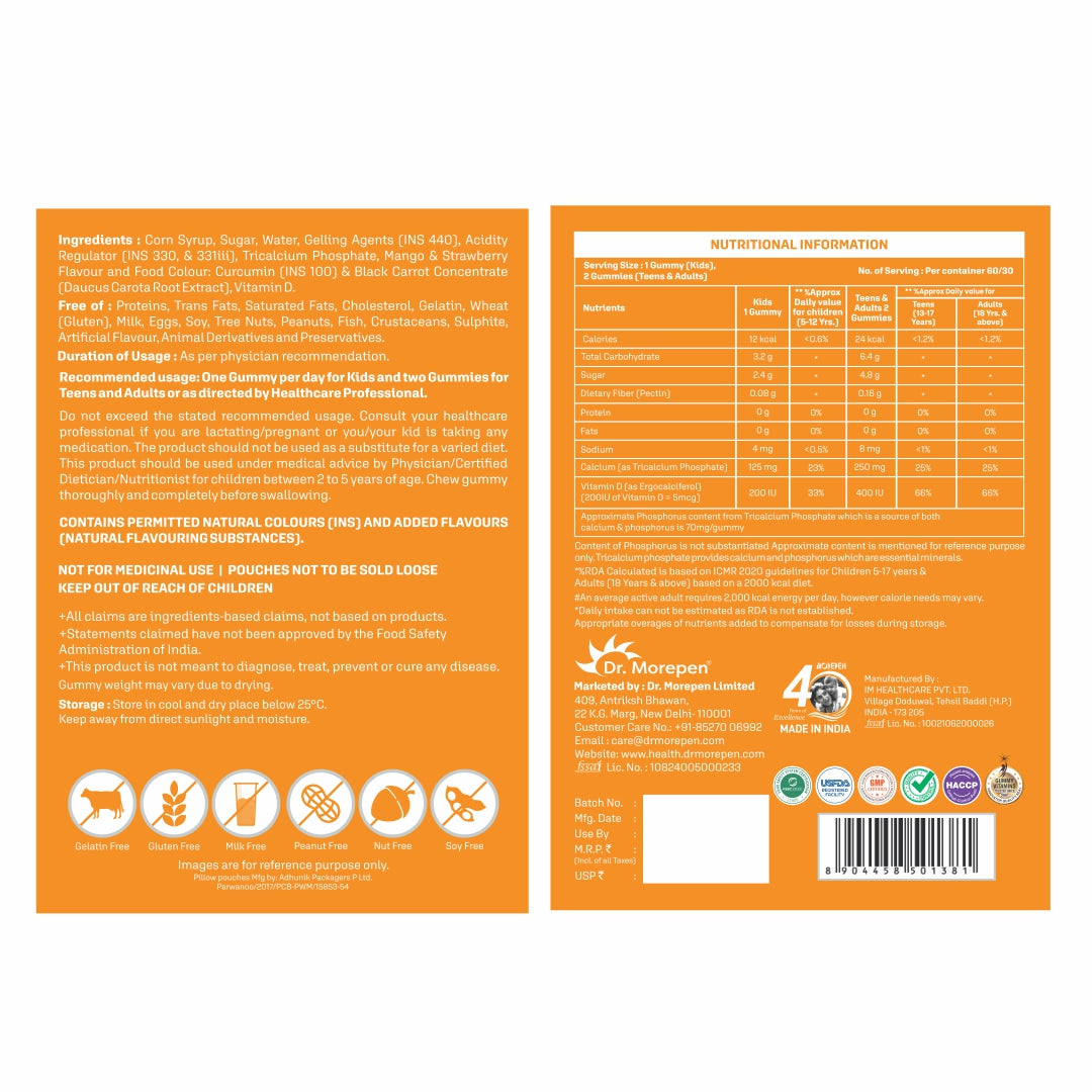 Dr Morpen Bone Support Gummies