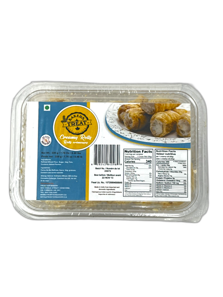 Bakers Treat Creamy Rolls 220g