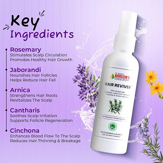 Bakson's Homoeopathy Hair Reviver Mist