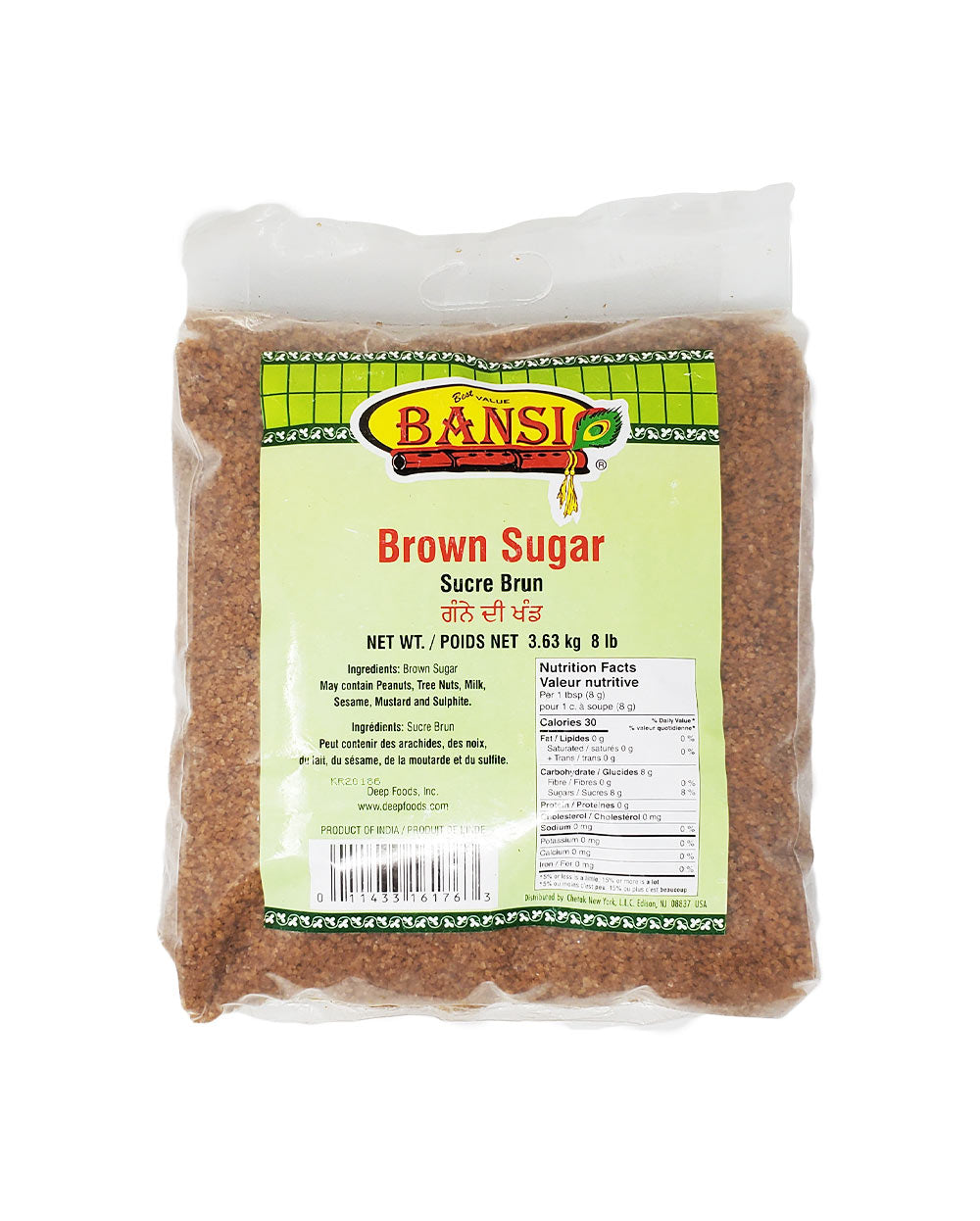 Bansi Brown sugar 8Lb
