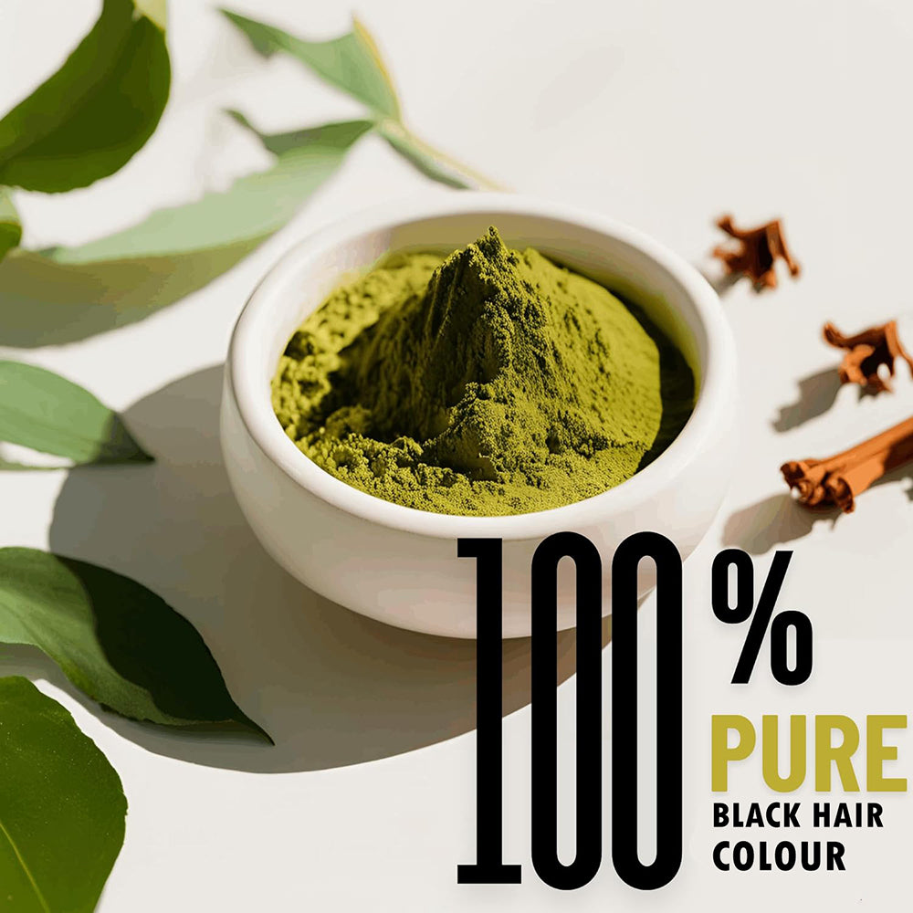 Samisha Black Hair Colour Powder – Original & Organic Natural Black