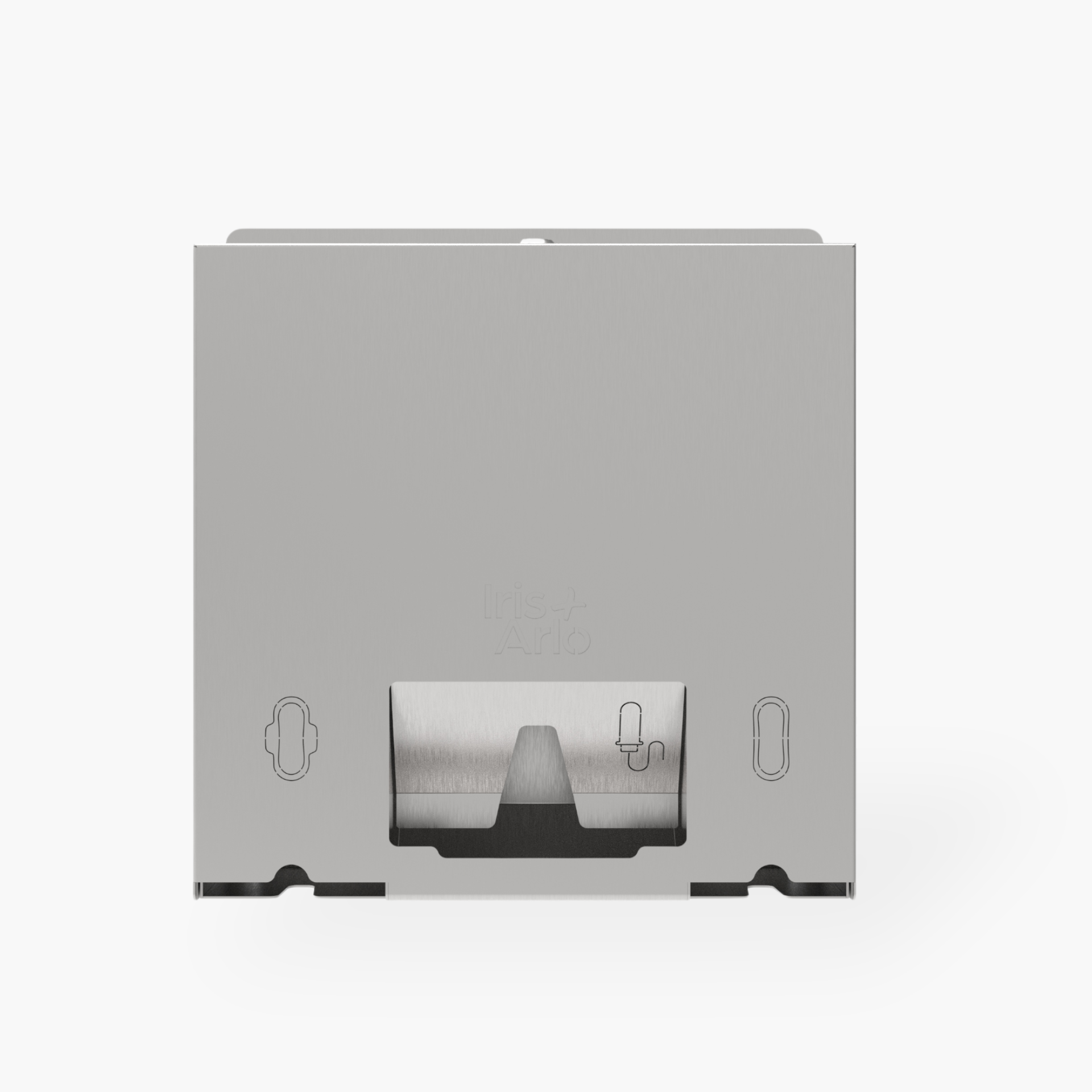 Wall-Mounted Steel Dispenser - Regular Pads, Tampons & Pantyliners