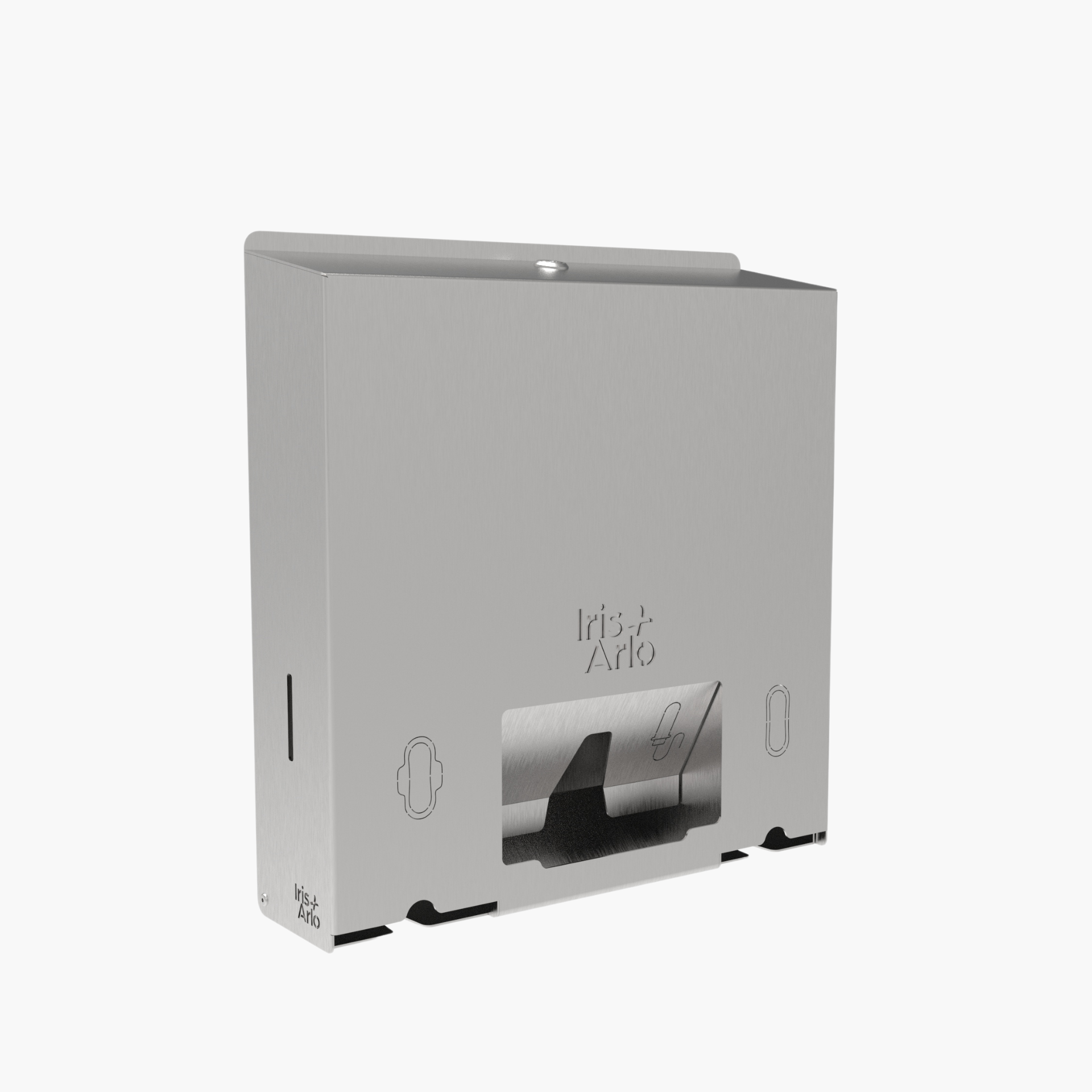 Wall-Mounted Steel Dispenser - Regular Pads, Tampons & Pantyliners