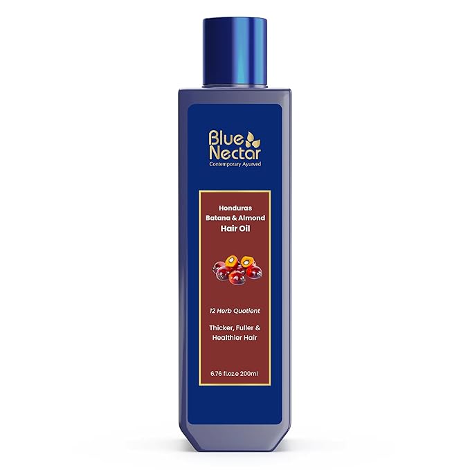 Blue Nectar Raw Batana Oil for Hair Growth Organic 200 ml