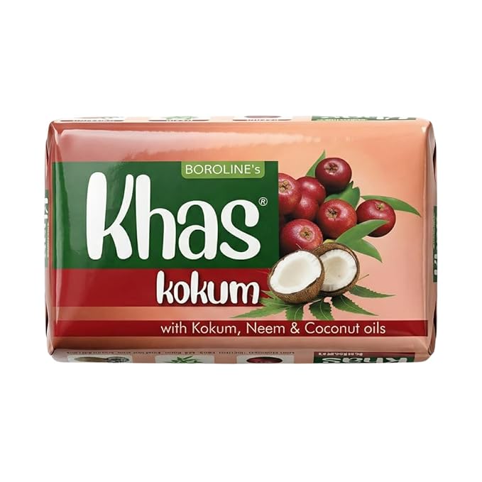 Boroline's Khas Kokum Soap With Deep Cleansing & Moisturizing  (Pack of 5)