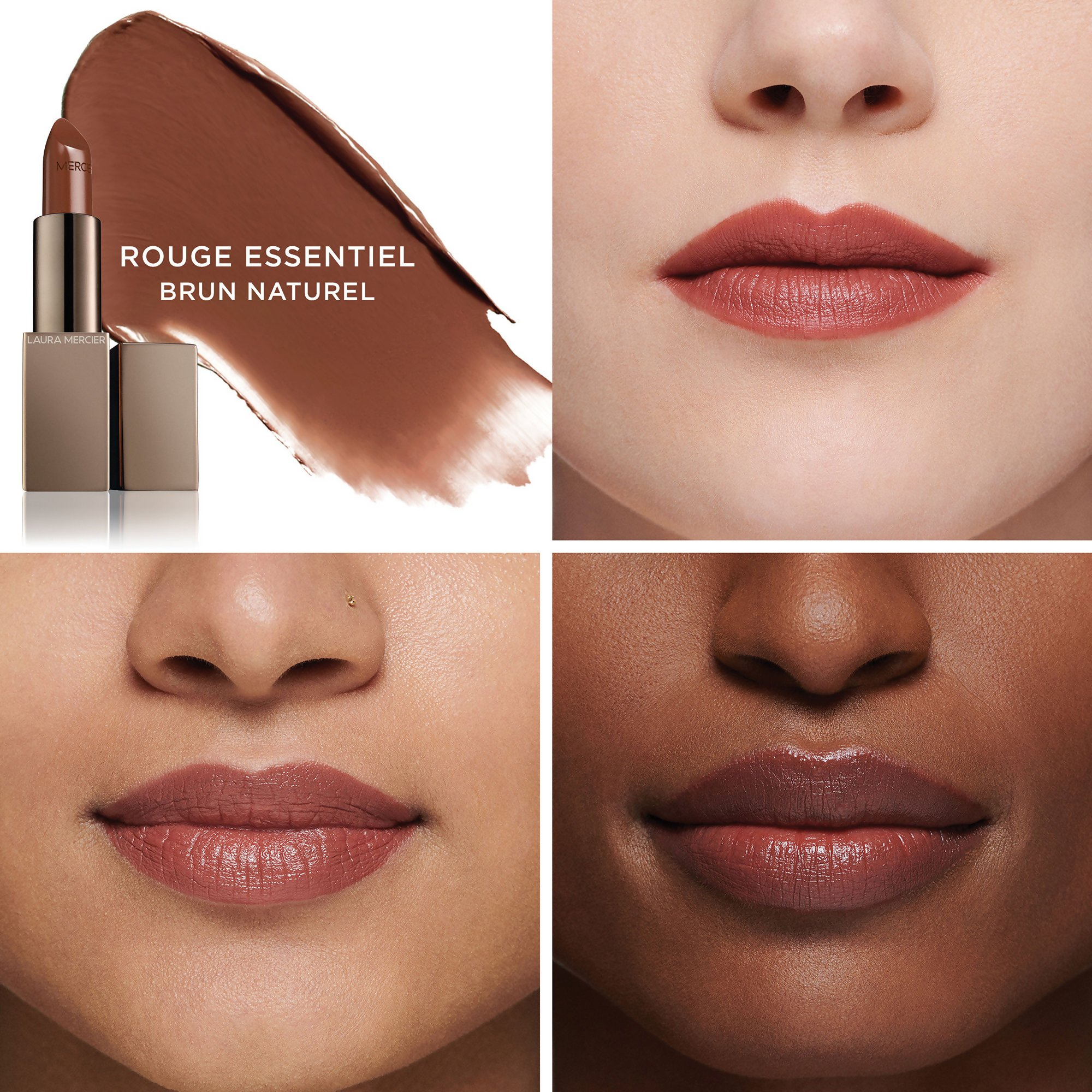 Laura Mercier Rouge Essentiel Silky Creme Lipstick - Brun Naturel