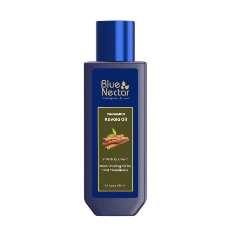 Blue Nectar Cinnamon Mouth Pulling Oil Ayurvedic Mouthwash