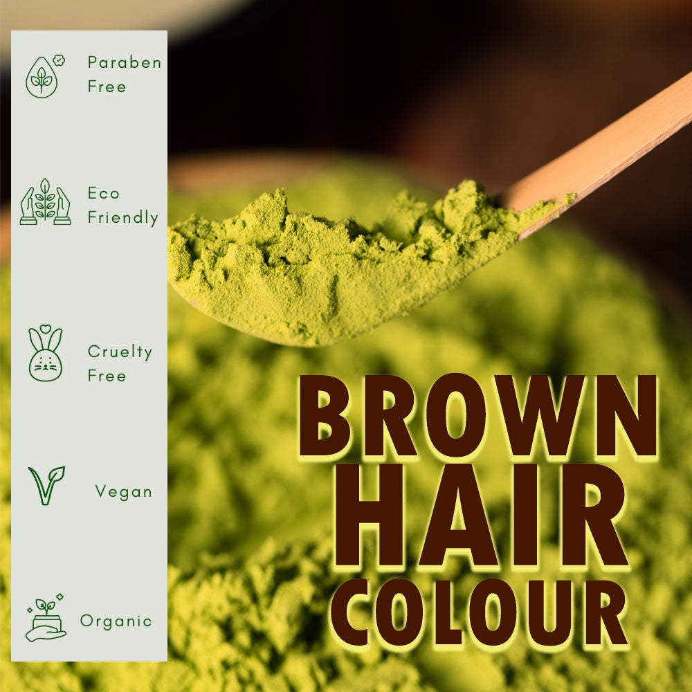 Samisha Brown Hair Colour Powder – Original & Organic Natural Brown