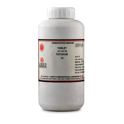 Lord's Homeopathy Pepsinum Trituration Tablets