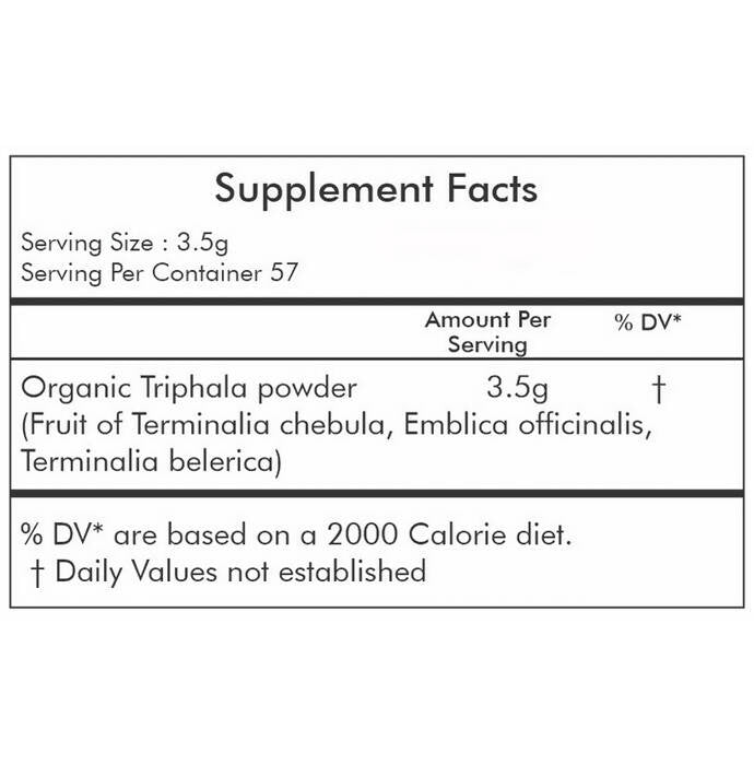 Naturz Ayurveda Organic Triphala Powder