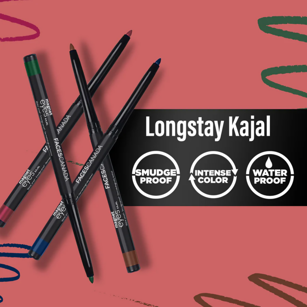 Faces Canada Magneteyes Color Kajal - Burgundy Love 04