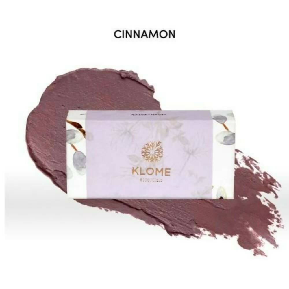 Klome Essentials Vegan Matte Lipstick-Cinnamon Pale Brown