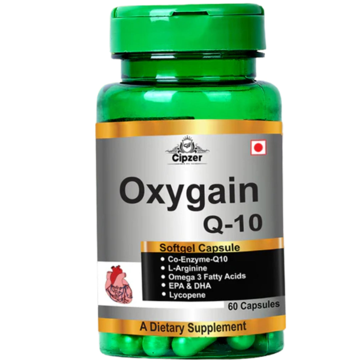 Cipzer Oxygain Q-10 Softgel Capsules